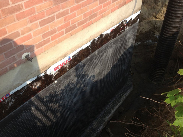 Imperméabilisation de fondations